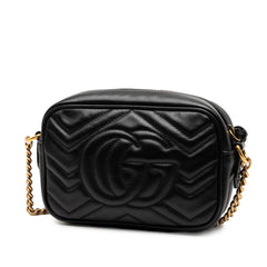 Mini GG Marmont Matelasse Leather Crossbody