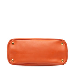 Medium Saffiano Lux Galleria Double Zip Satchel