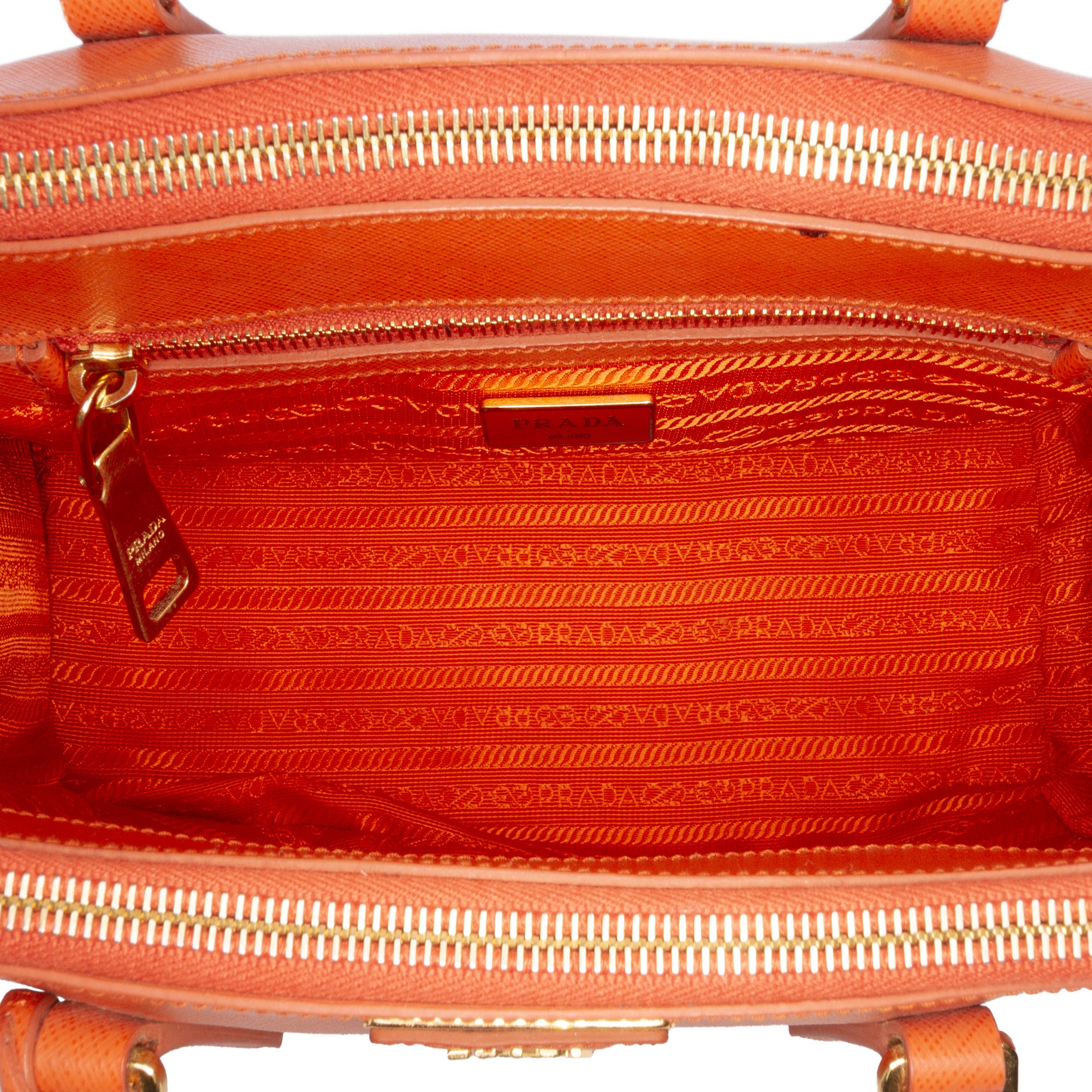 Medium Saffiano Lux Galleria Double Zip Satchel
