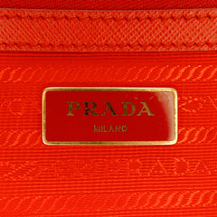 Medium Saffiano Lux Galleria Double Zip Satchel