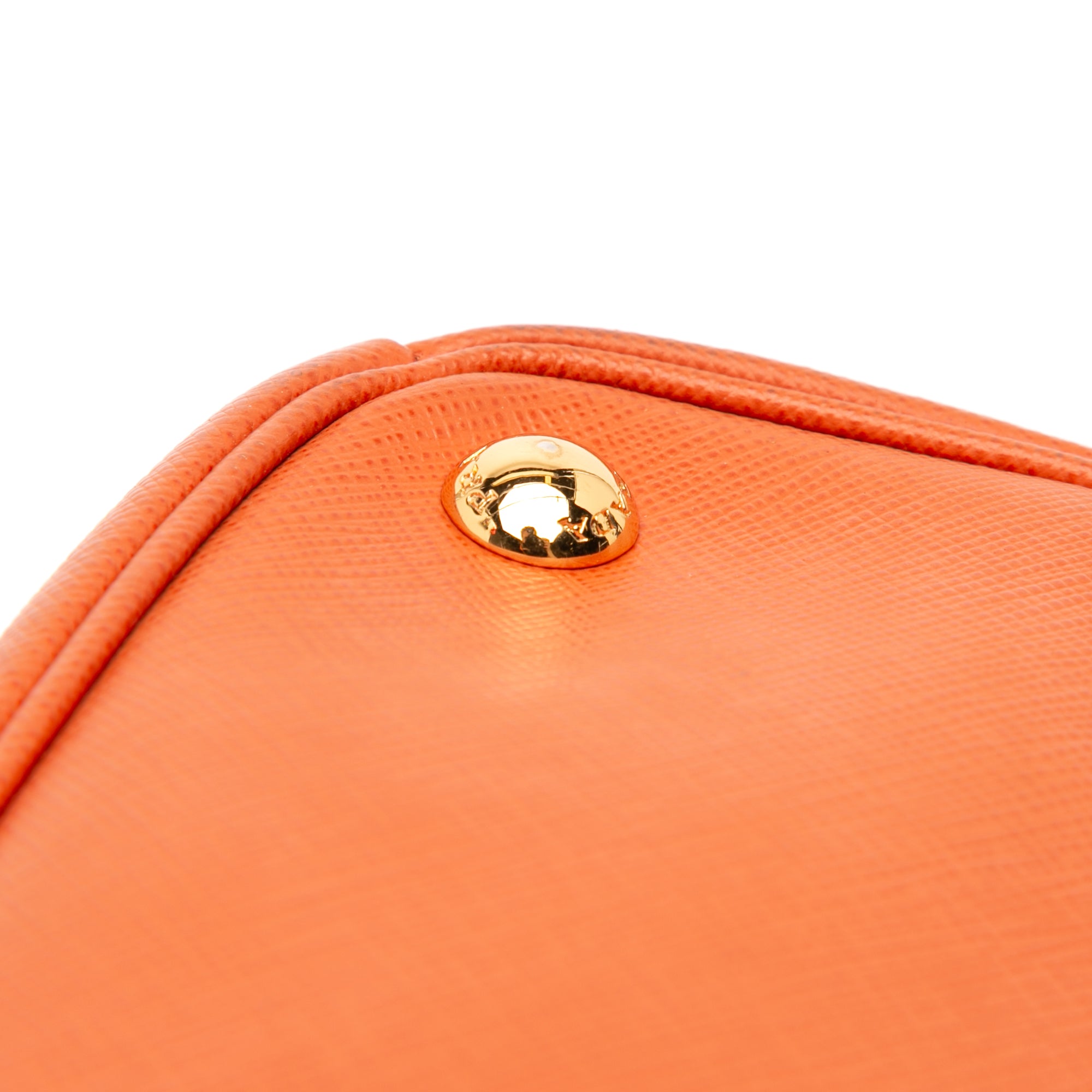 Medium Saffiano Lux Galleria Double Zip Satchel