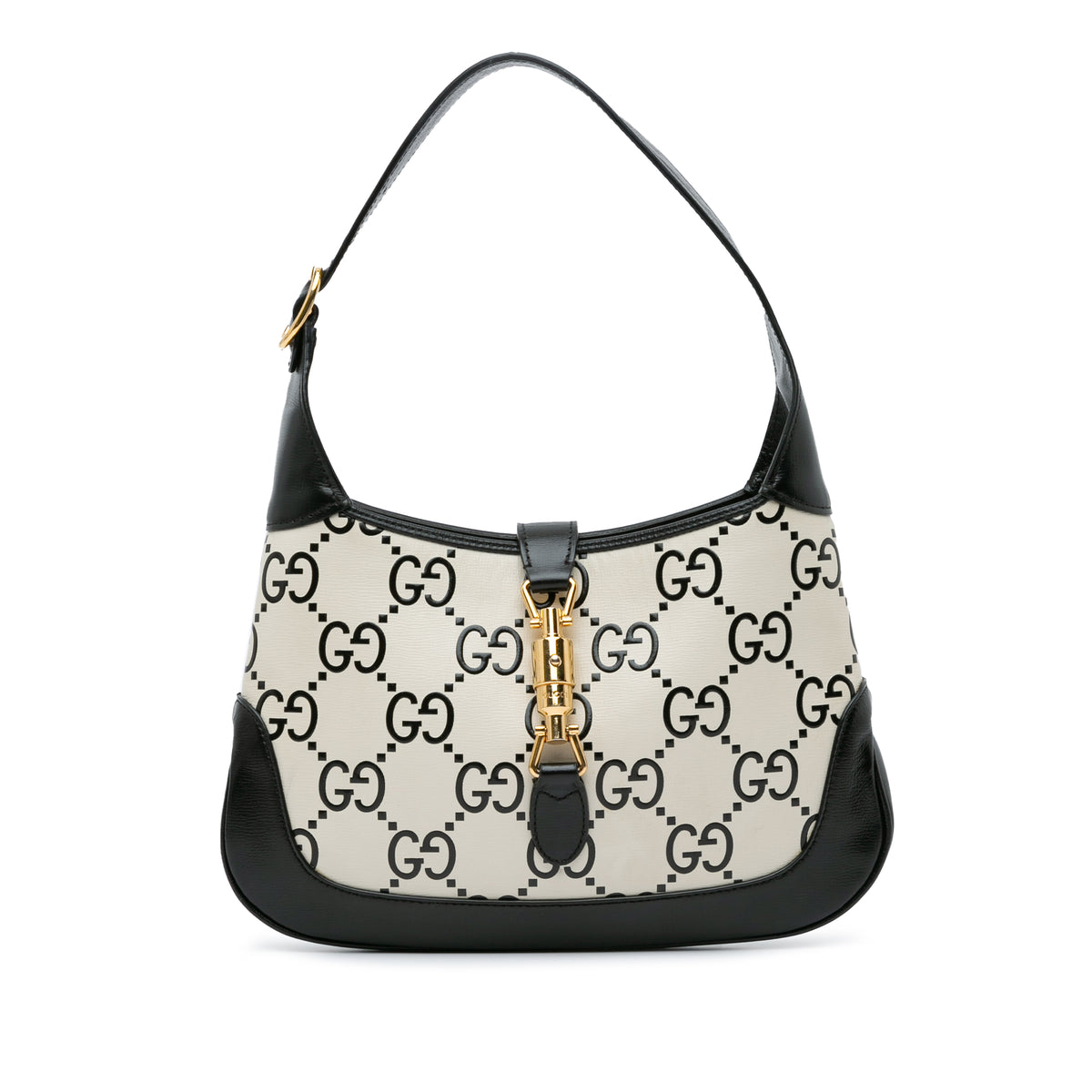 Small GG Print Leather Jackie 1961_0