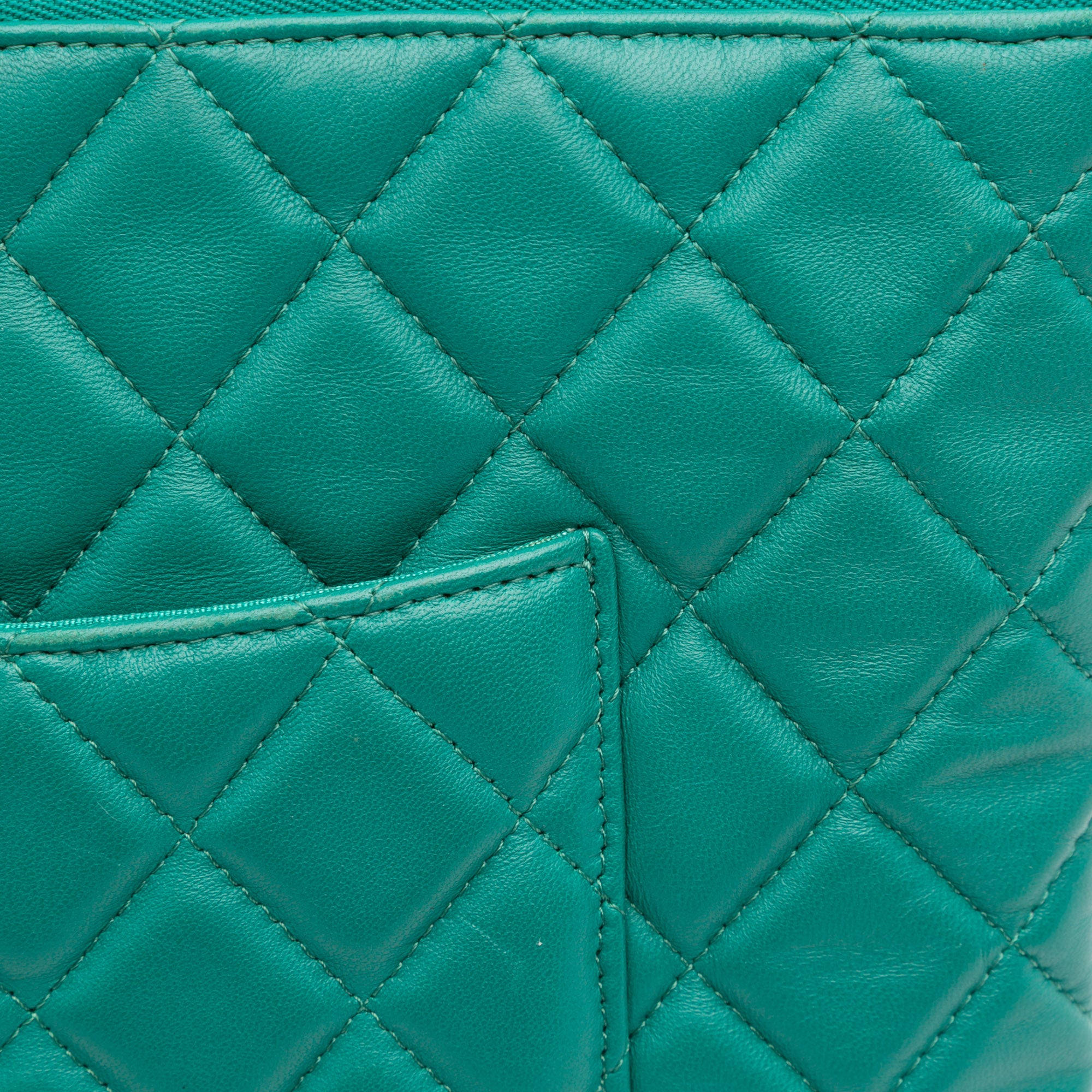 Medium Quilted Lambskin O Case Clutch