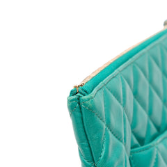 Medium Quilted Lambskin O Case Clutch