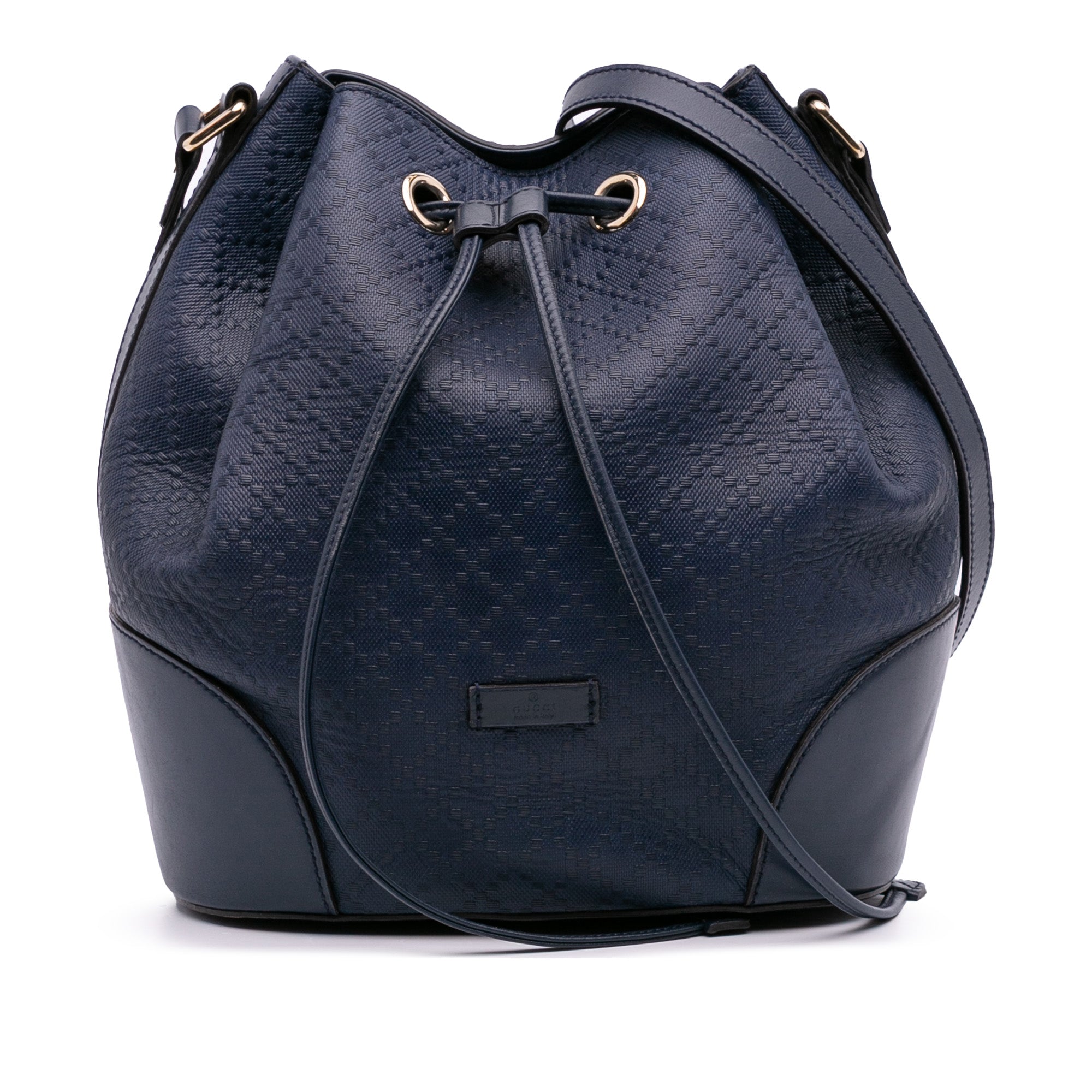 Medium Calfskin Bright Diamante Bucket