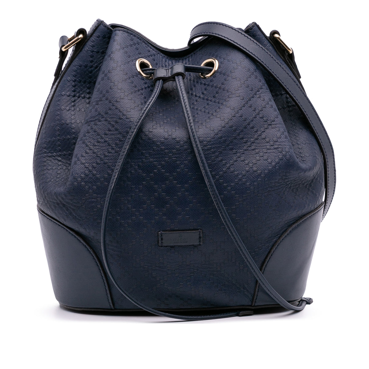 Medium Calfskin Bright Diamante Bucket