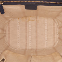Medium Calfskin Bright Diamante Bucket