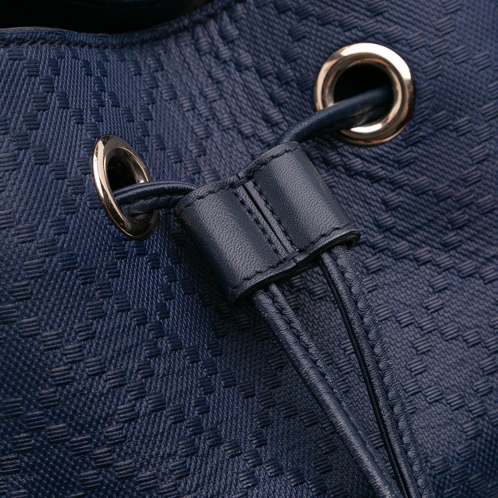 Medium Calfskin Bright Diamante Bucket