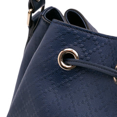 Medium Calfskin Bright Diamante Bucket