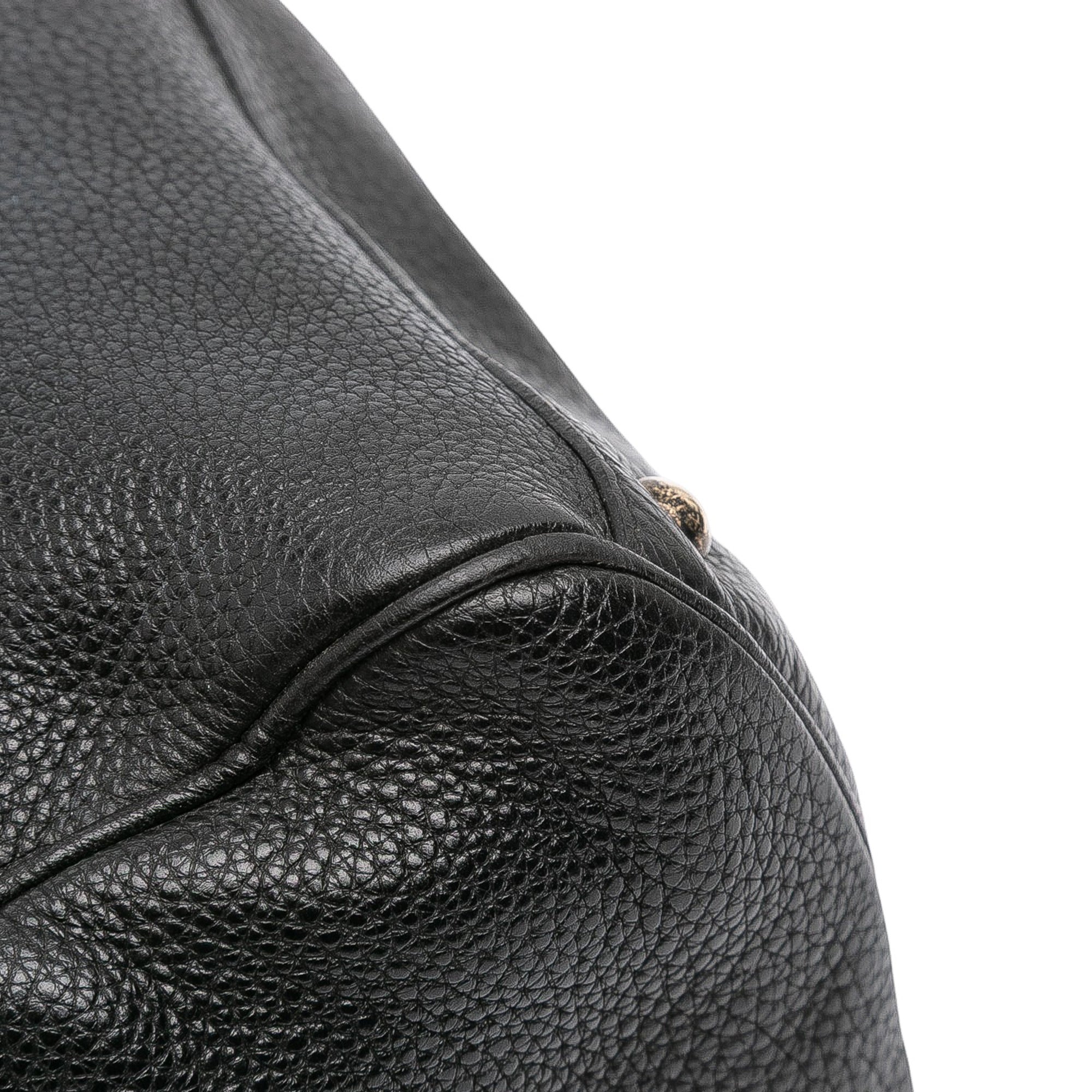 Medium Calfskin Bamboo Shopper Satchel