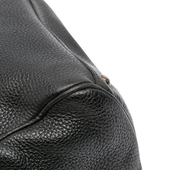 Medium Calfskin Bamboo Shopper Satchel