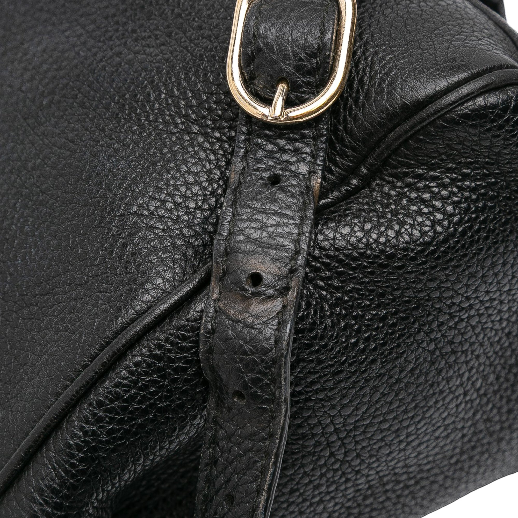 Medium Calfskin Bamboo Shopper Satchel