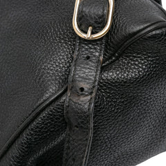 Medium Calfskin Bamboo Shopper Satchel