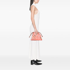 Paulas Ibiza Canvas Seashell Print Drawstring Pouch