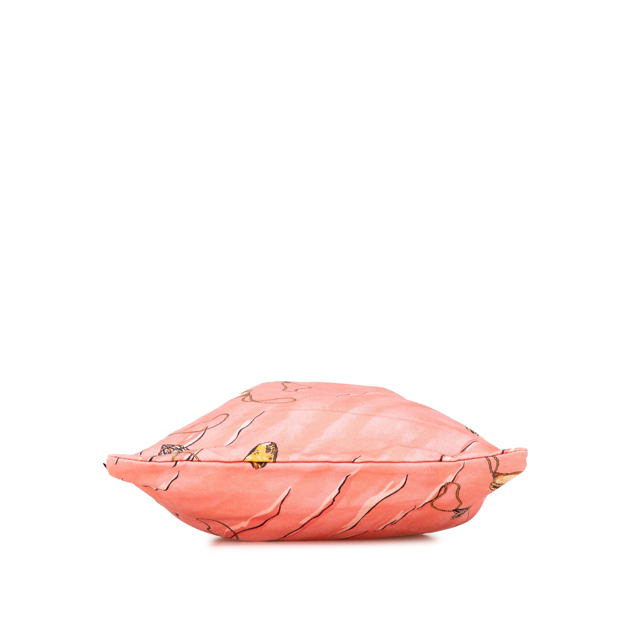 Paulas Ibiza Canvas Seashell Print Drawstring Pouch