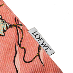Paulas Ibiza Canvas Seashell Print Drawstring Pouch