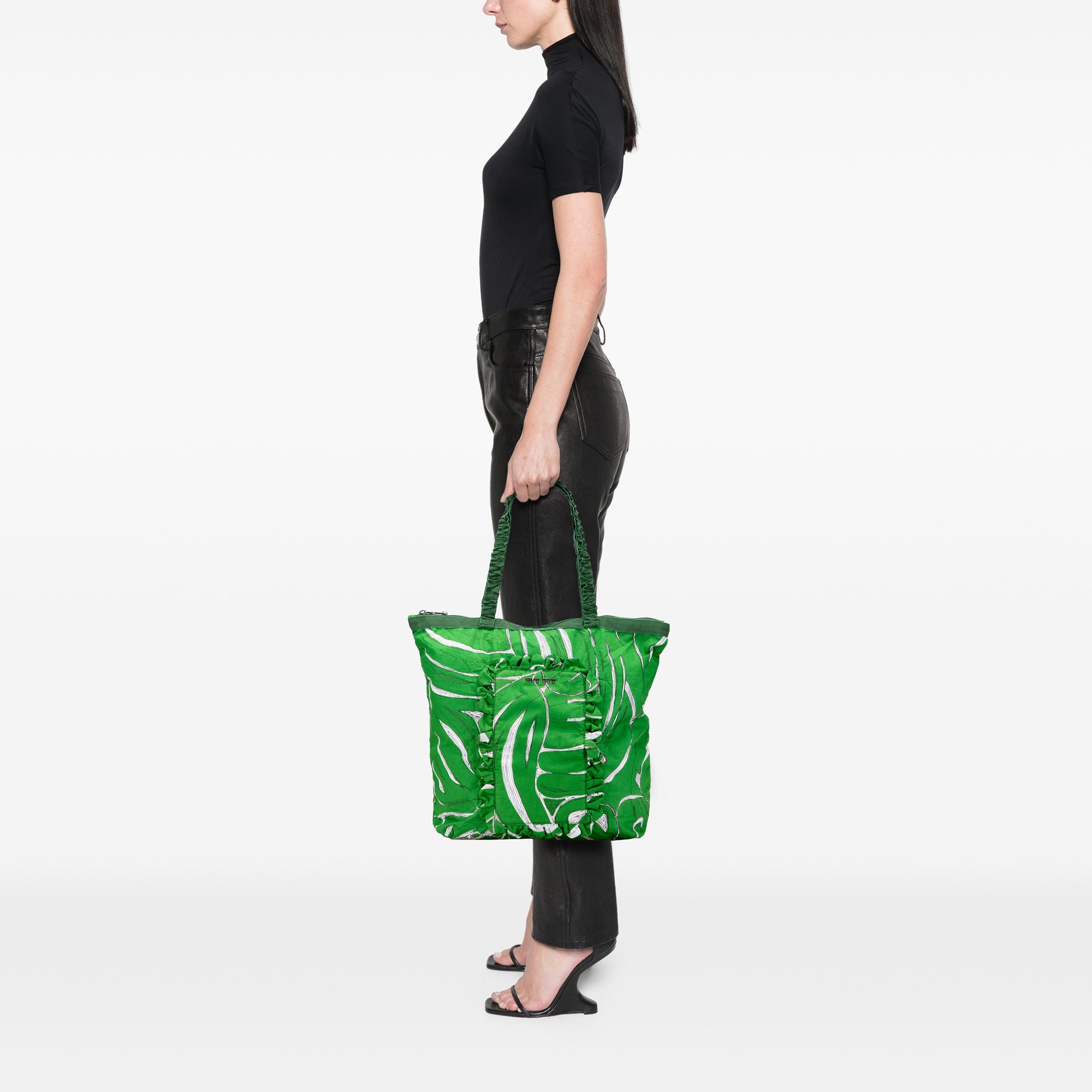 Canvas Printed Ivy Tote