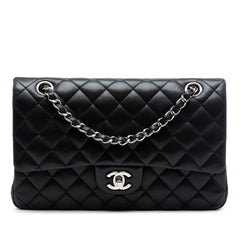 Medium Classic Lambskin Double Flap