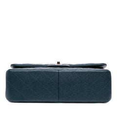 Jumbo Classic Iridescent Caviar Double Flap