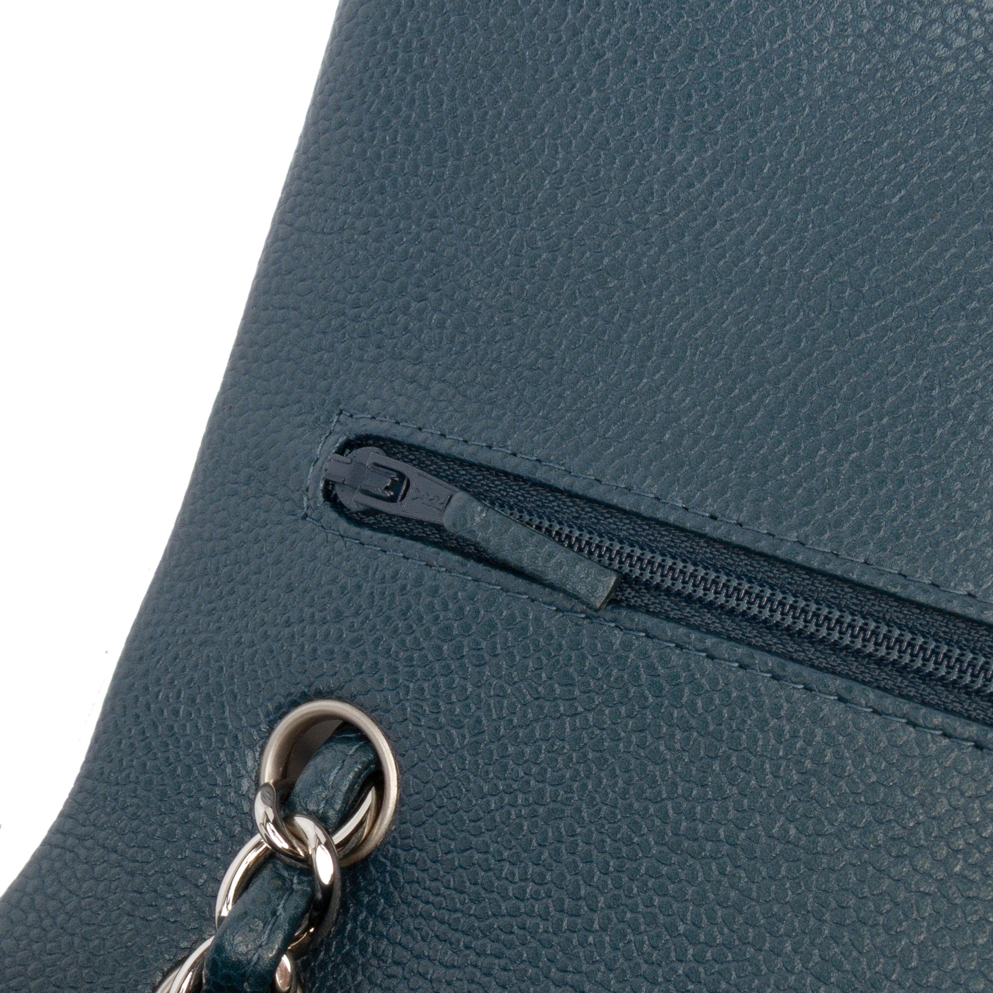 Jumbo Classic Iridescent Caviar Double Flap