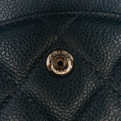 Jumbo Classic Iridescent Caviar Double Flap