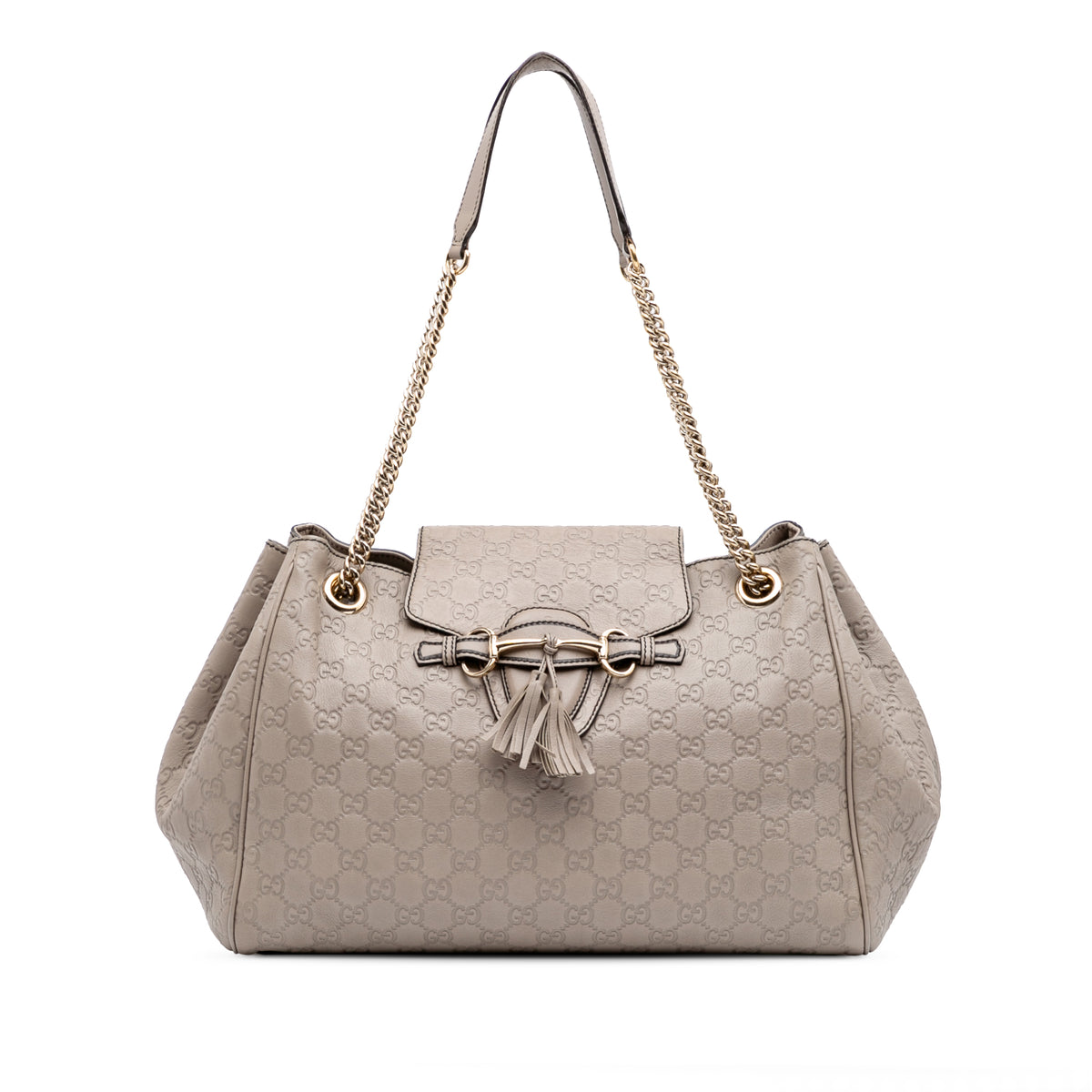 Large Guccissima Emily Chain Shoulder Bag