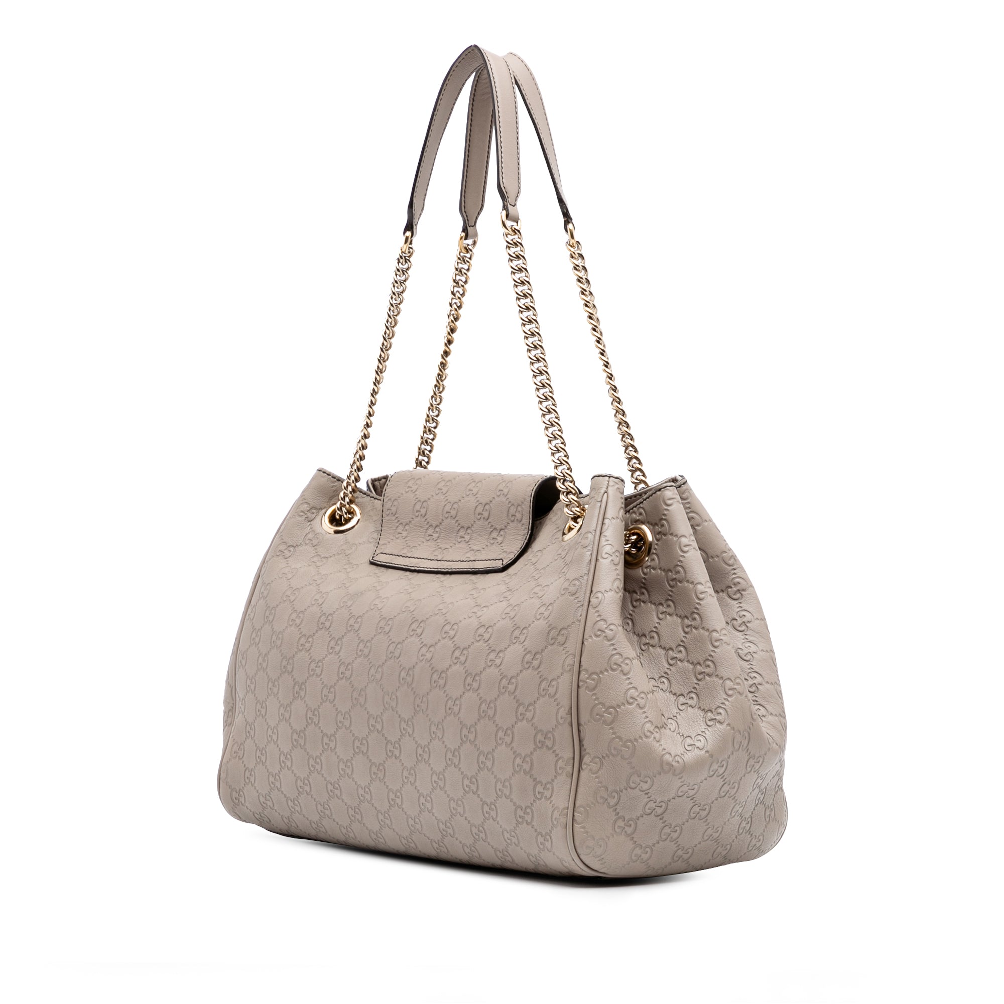 Large Guccissima Emily Chain Shoulder Bag