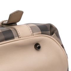 Smoke Check Coated Canvas Northfield Satchel