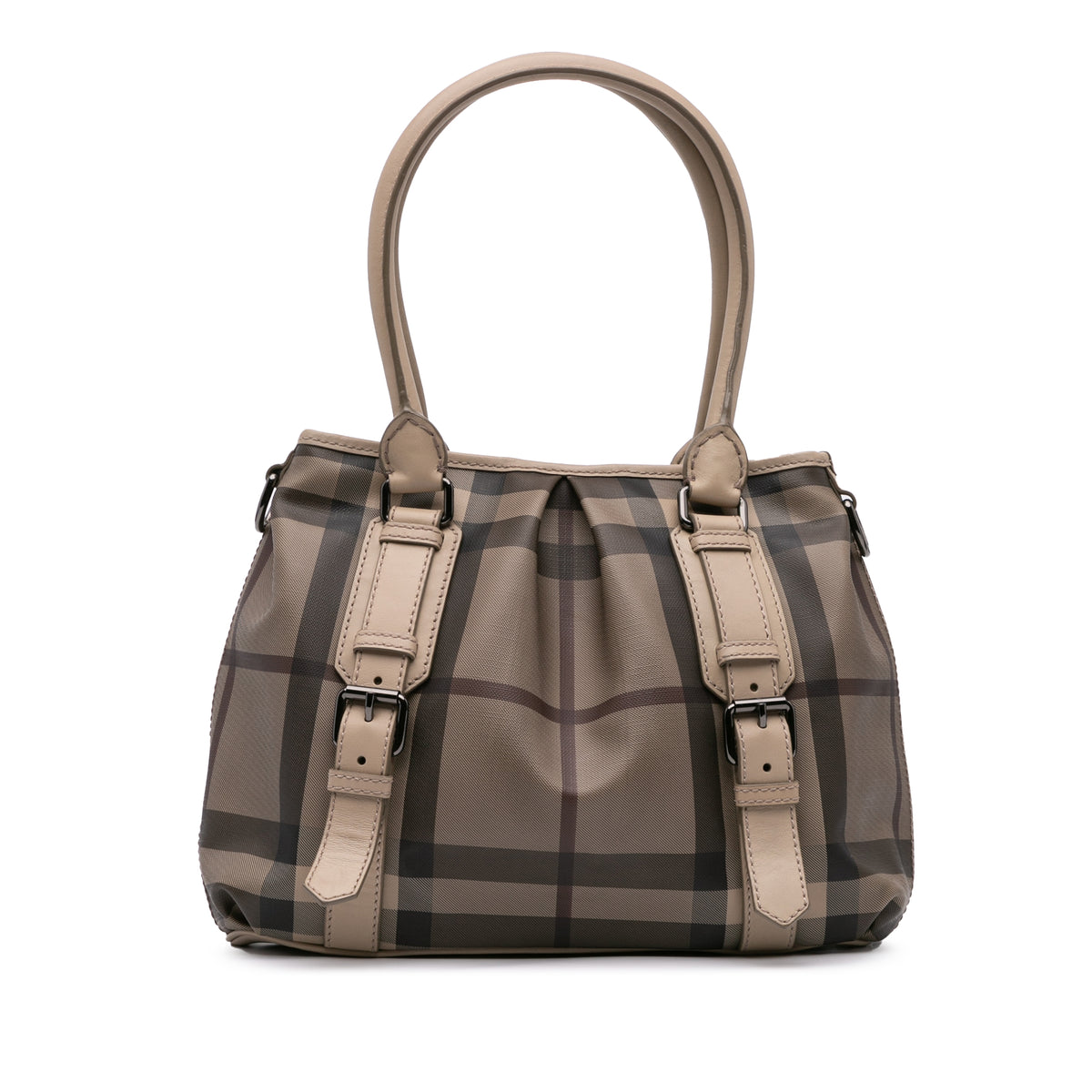 Smoke Check Coated Canvas Northfield Satchel
