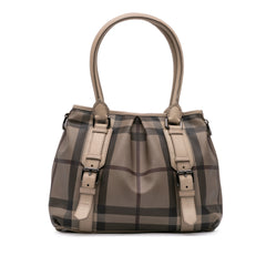 Smoke Check Coated Canvas Northfield Satchel