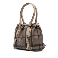 Smoke Check Coated Canvas Northfield Satchel