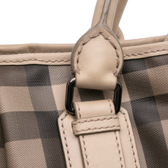Smoke Check Coated Canvas Northfield Satchel