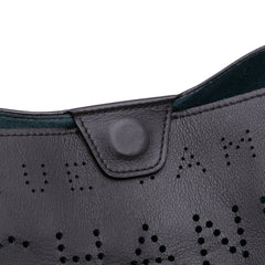 Calfskin and Tweed Small Piercing Light Bucket Bag