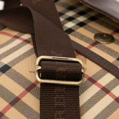 Haymarket Check Coated Canvas Flap Crossbody