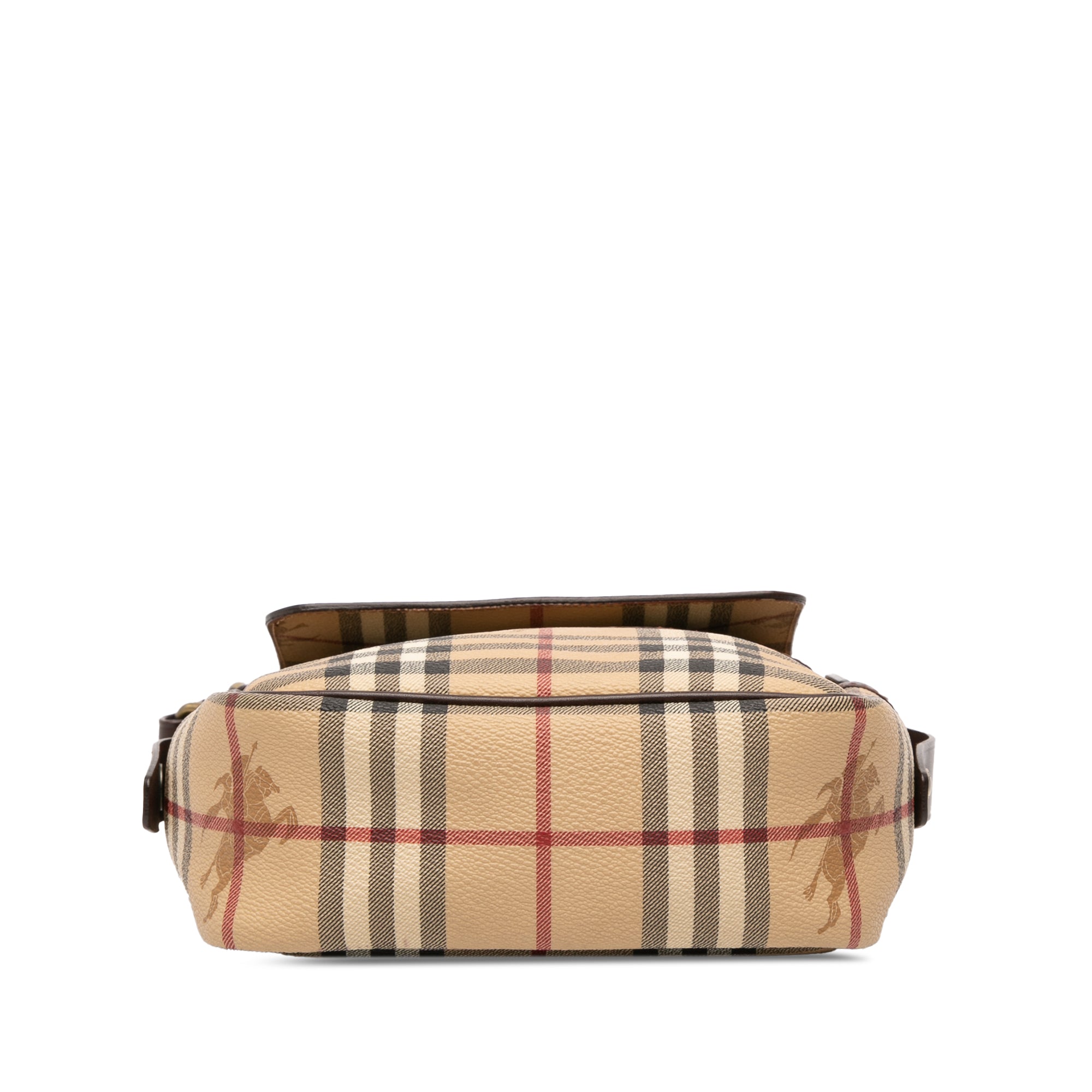 Haymarket Check Coated Canvas Flap Crossbody