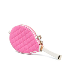 Canvas Tennis Racket Mirror and Crossbody Set