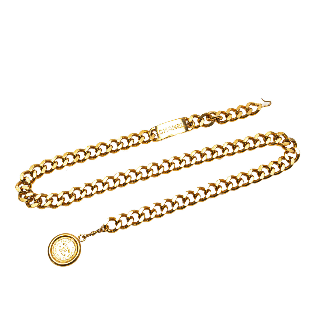 Gold Plated Medallion Chain Belt