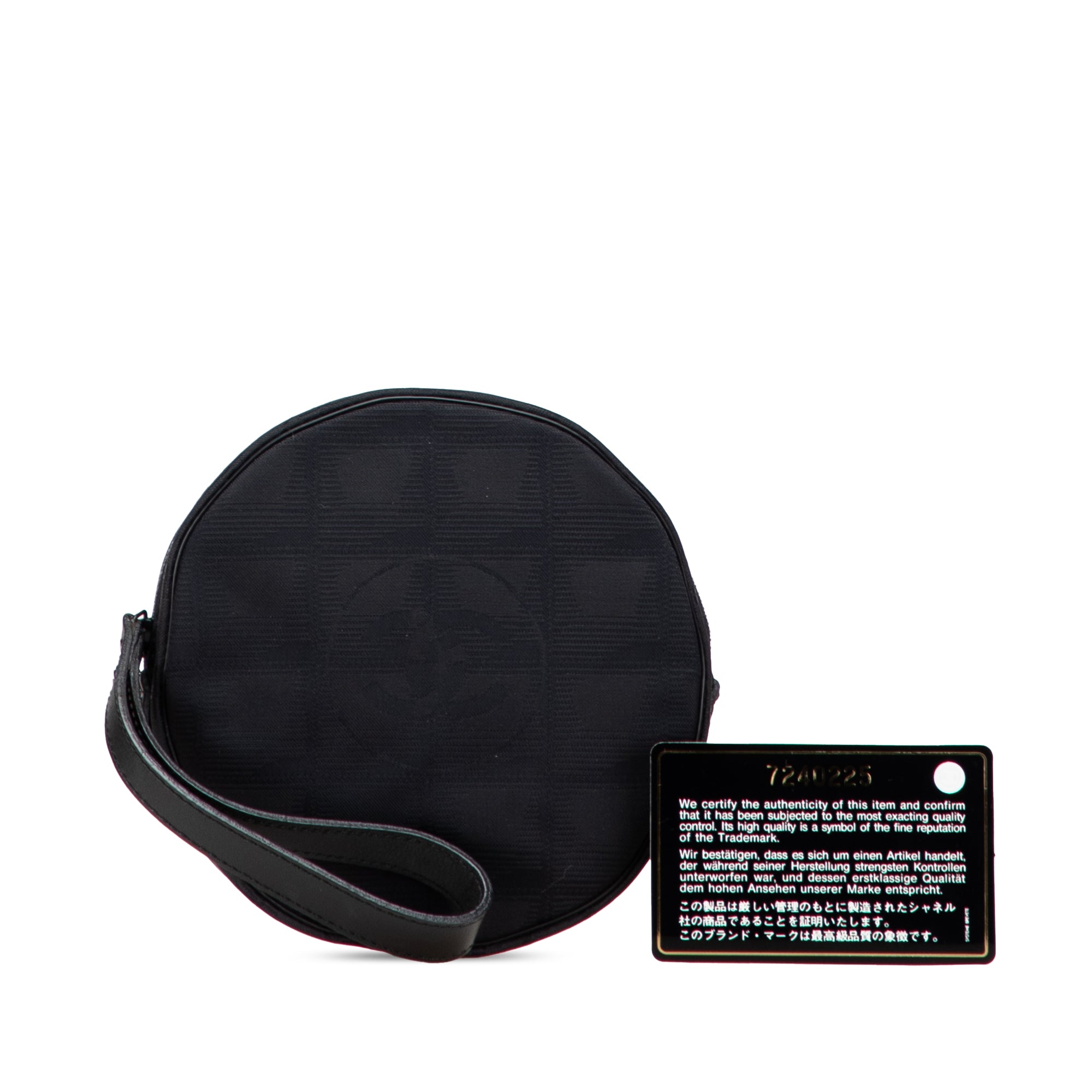 New Travel Line Nylon Round Pouch
