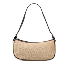 C Macadam Suede Shoulder Bag