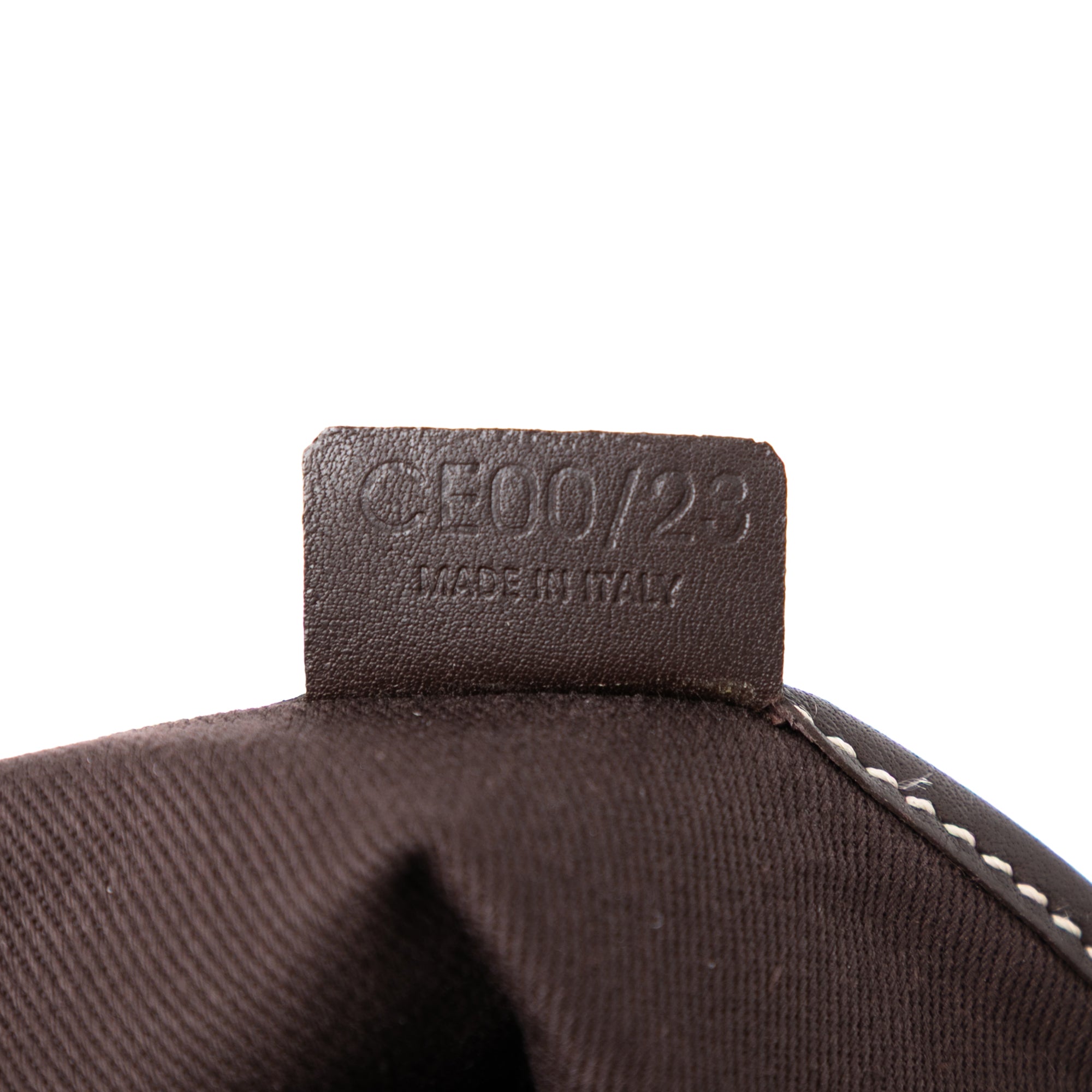 C Macadam Suede Shoulder Bag