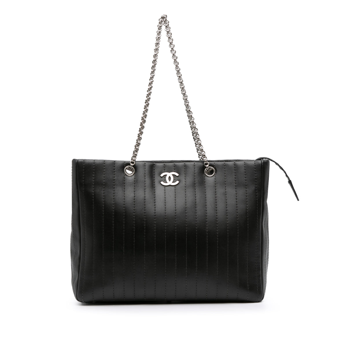 Quilted Lambskin Mademoiselle Tote
