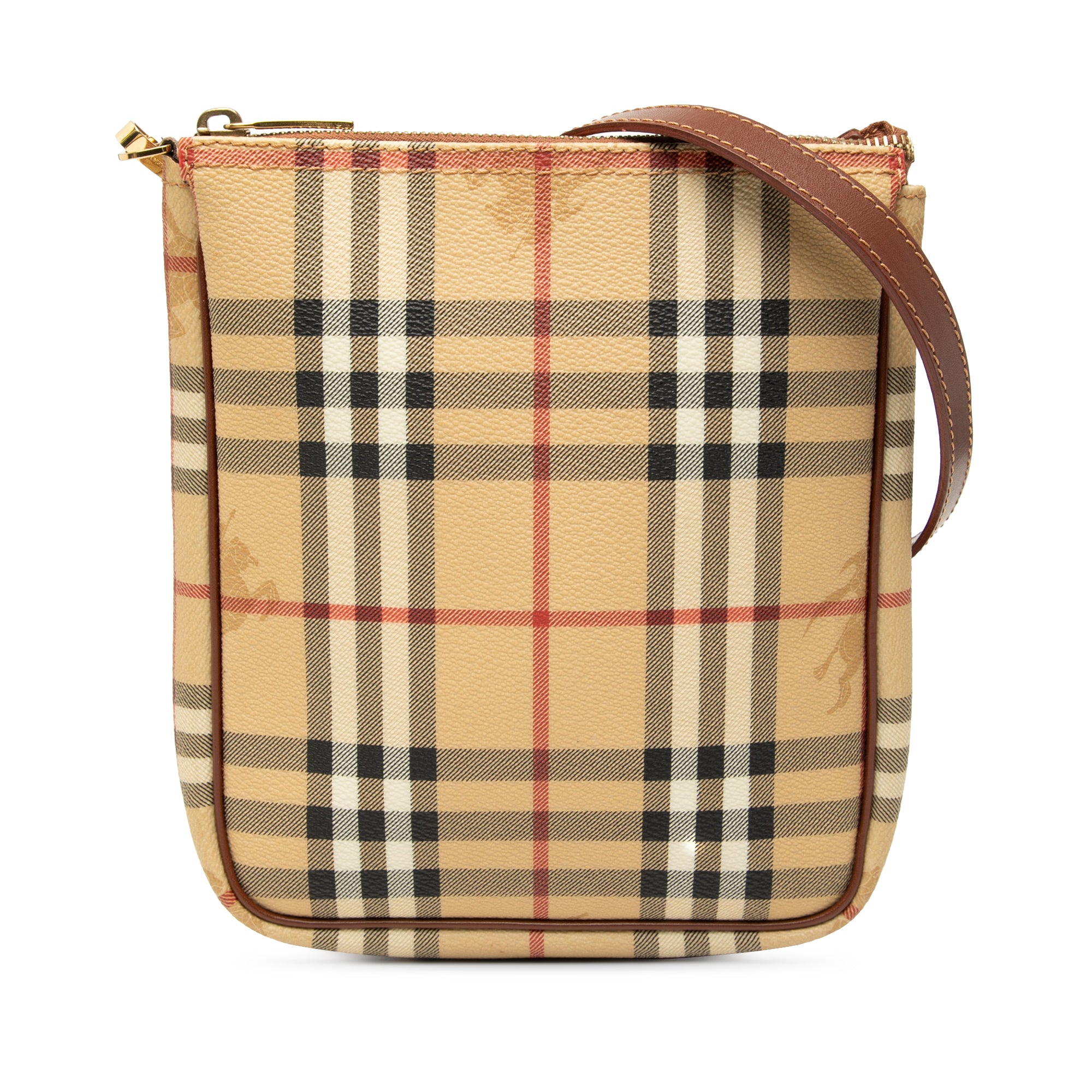 Haymarket Check Coated Canvas Crossbody