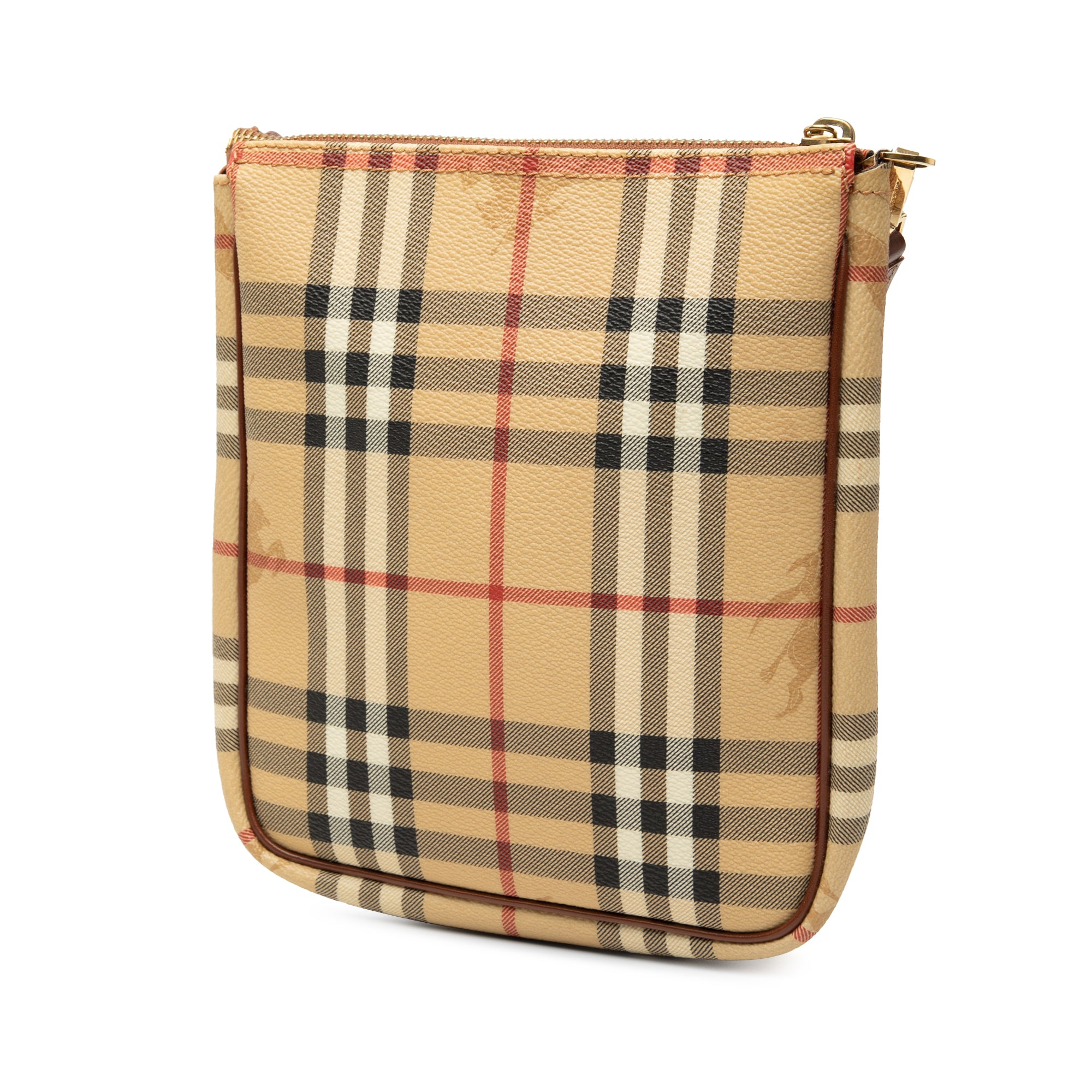 Haymarket Check Coated Canvas Crossbody