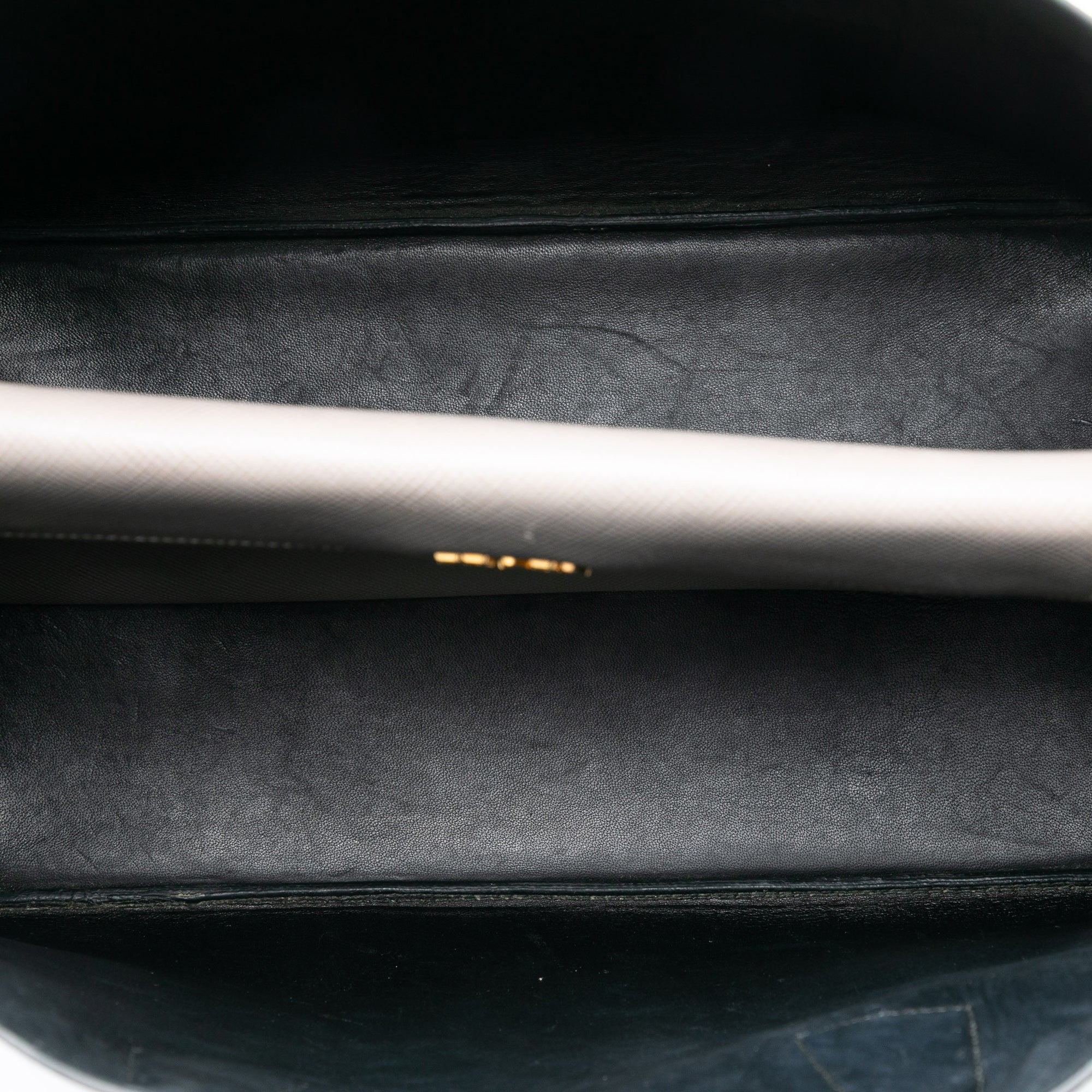 Large Saffiano Cuir Double Satchel