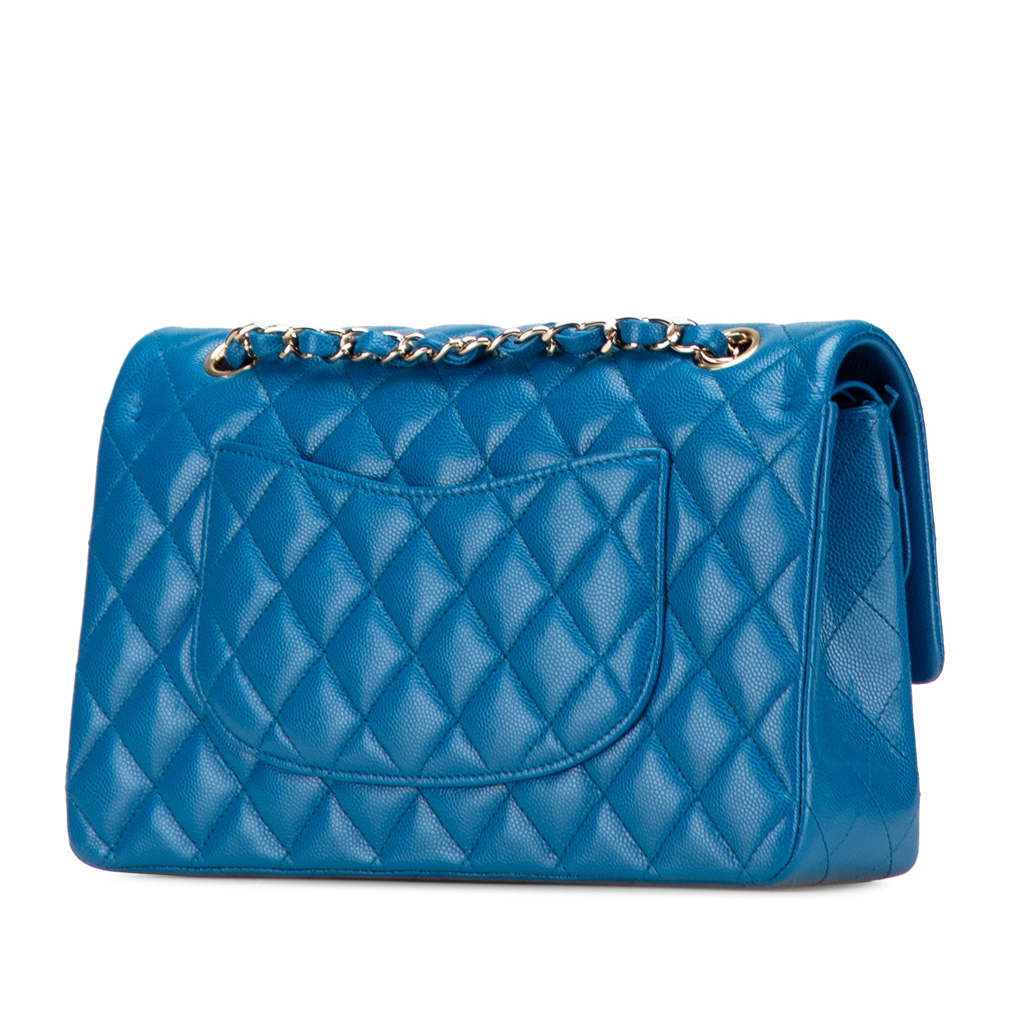 Medium Classic Caviar Double Flap