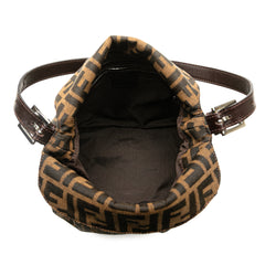 Zucca Canvas Double Flap Shoulder Bag