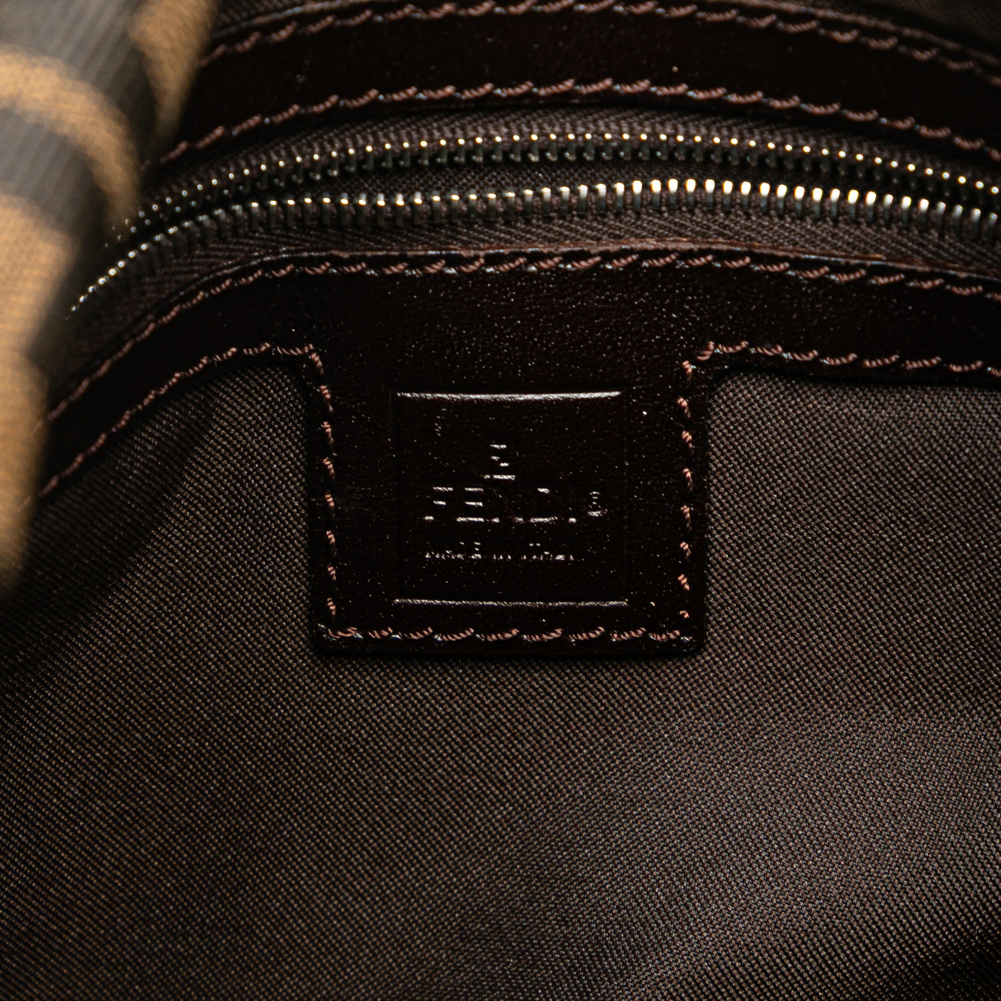 Zucca Canvas Double Flap Shoulder Bag