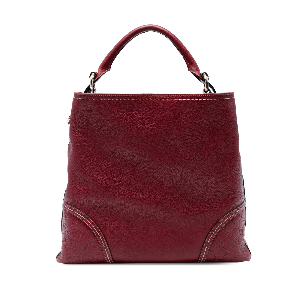 Large Guccissima Trimmed Leather Signoria Hobo Bag