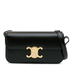 Shiny Calfskin Claude Shoulder Bag