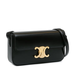 Shiny Calfskin Claude Shoulder Bag